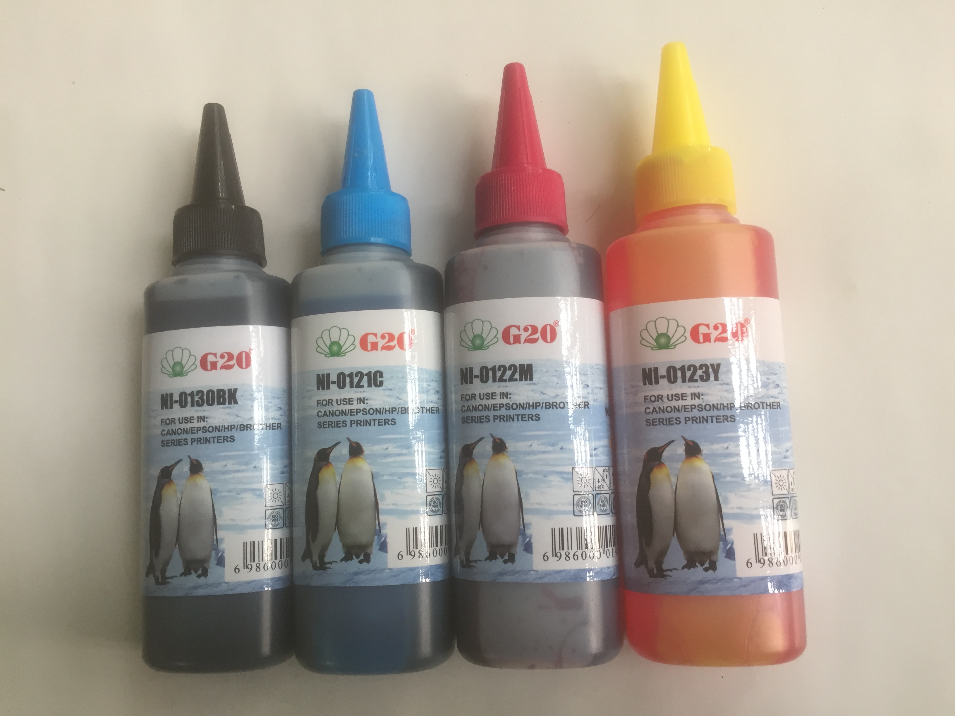 Bộ mực 4 màu cho máy CanonPixma E500, E510, E560, E600, E610, E400, E410, E460