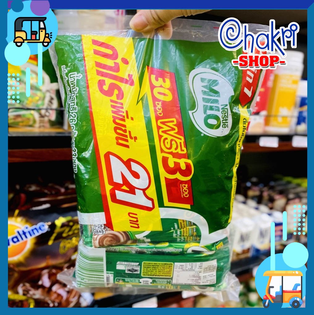 Sữa lúa mạch Nestlé Milo Thái Lan (bịch 15 gói hoặc 30 gói)