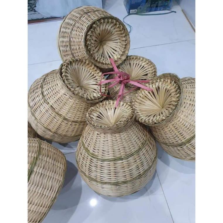 [ HẠ GIÁ ]Giỏ cua giỏ cá trang trí decor size 16cm