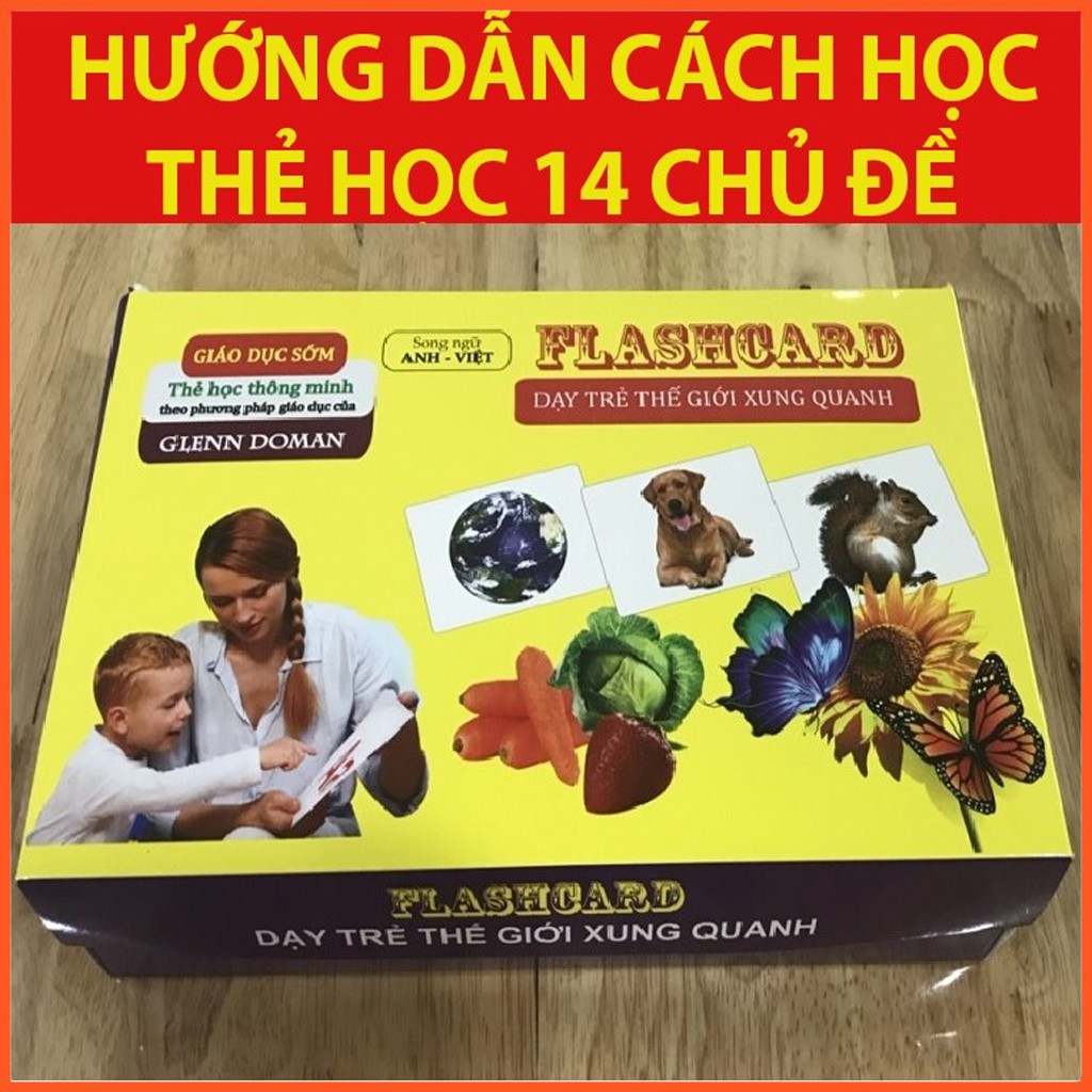 Bộ Thẻ Học Bài To Cho Bé