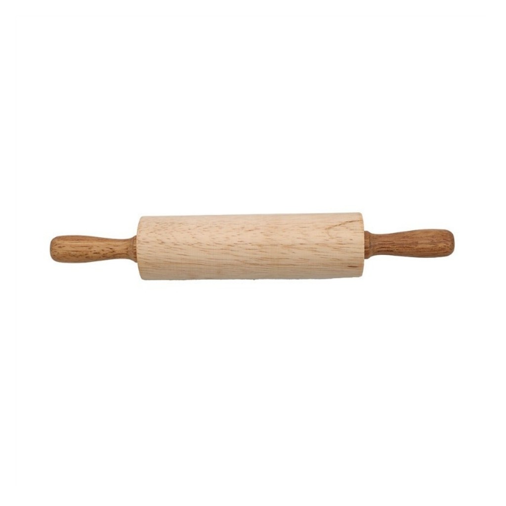 Lăn bột gỗ cán xoay 38cm- 41cm