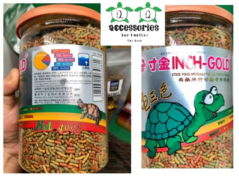 Thức ăn bổ sung VITAMIN VÀ KHOÁNG CHẤT có trong rau cho rùa nước baby 400 gram