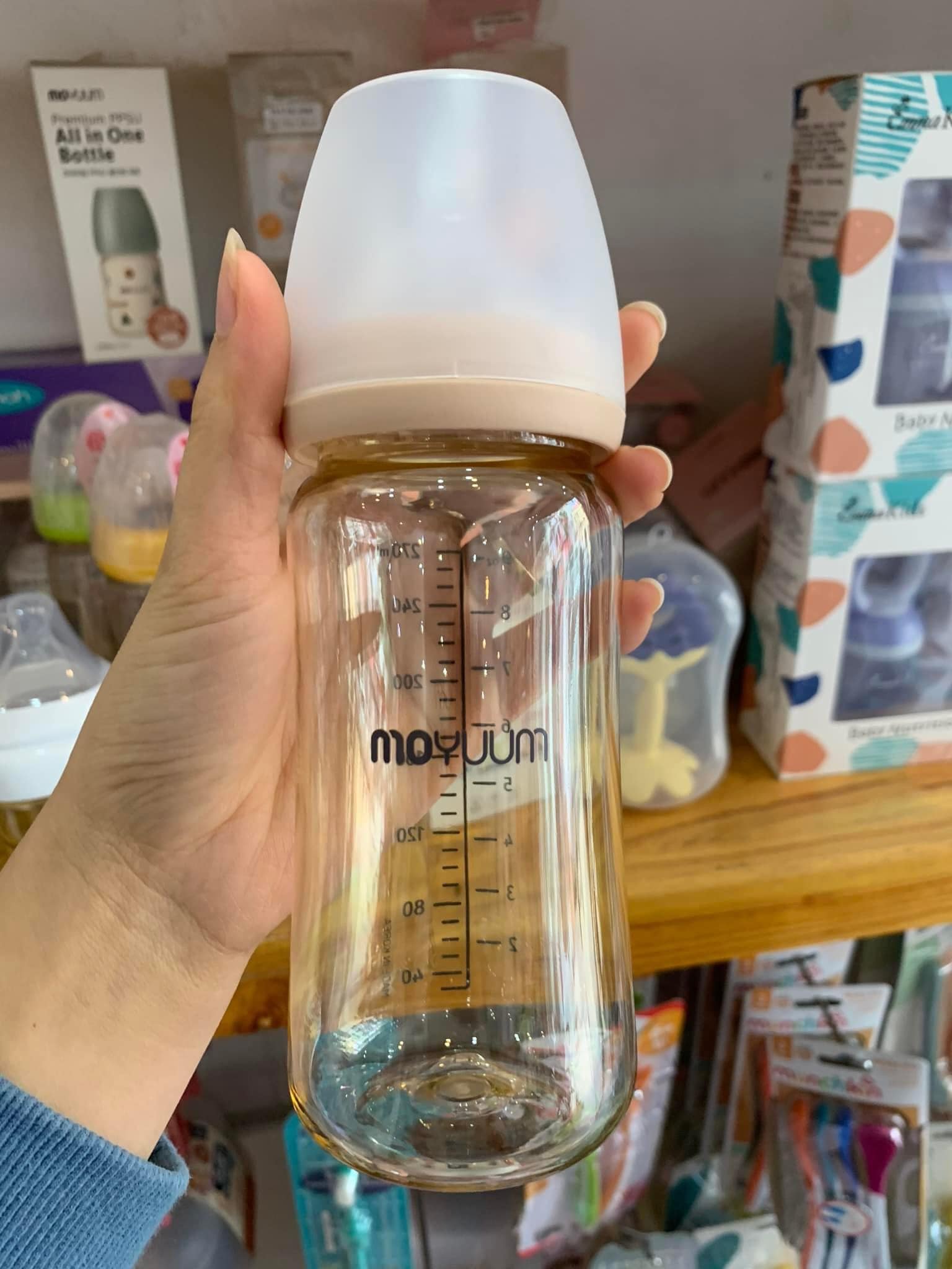 Bình sữa và núm moyuum 170ml/270ml hàn quốc cho bé