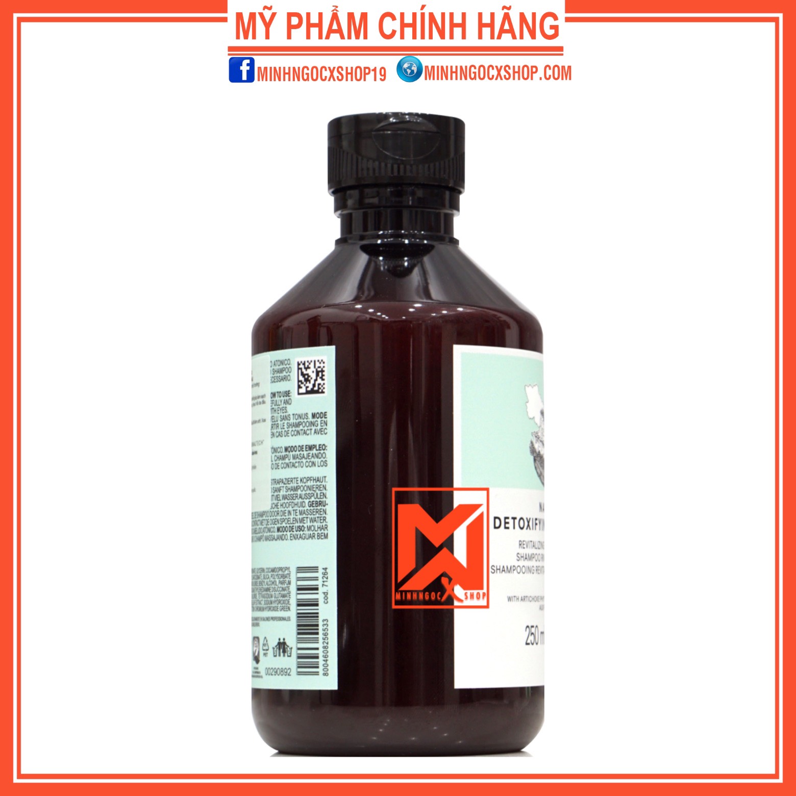 Dầu gội thải độc, thanh lọc sâu Davines Detoxifying Scrub 250ML