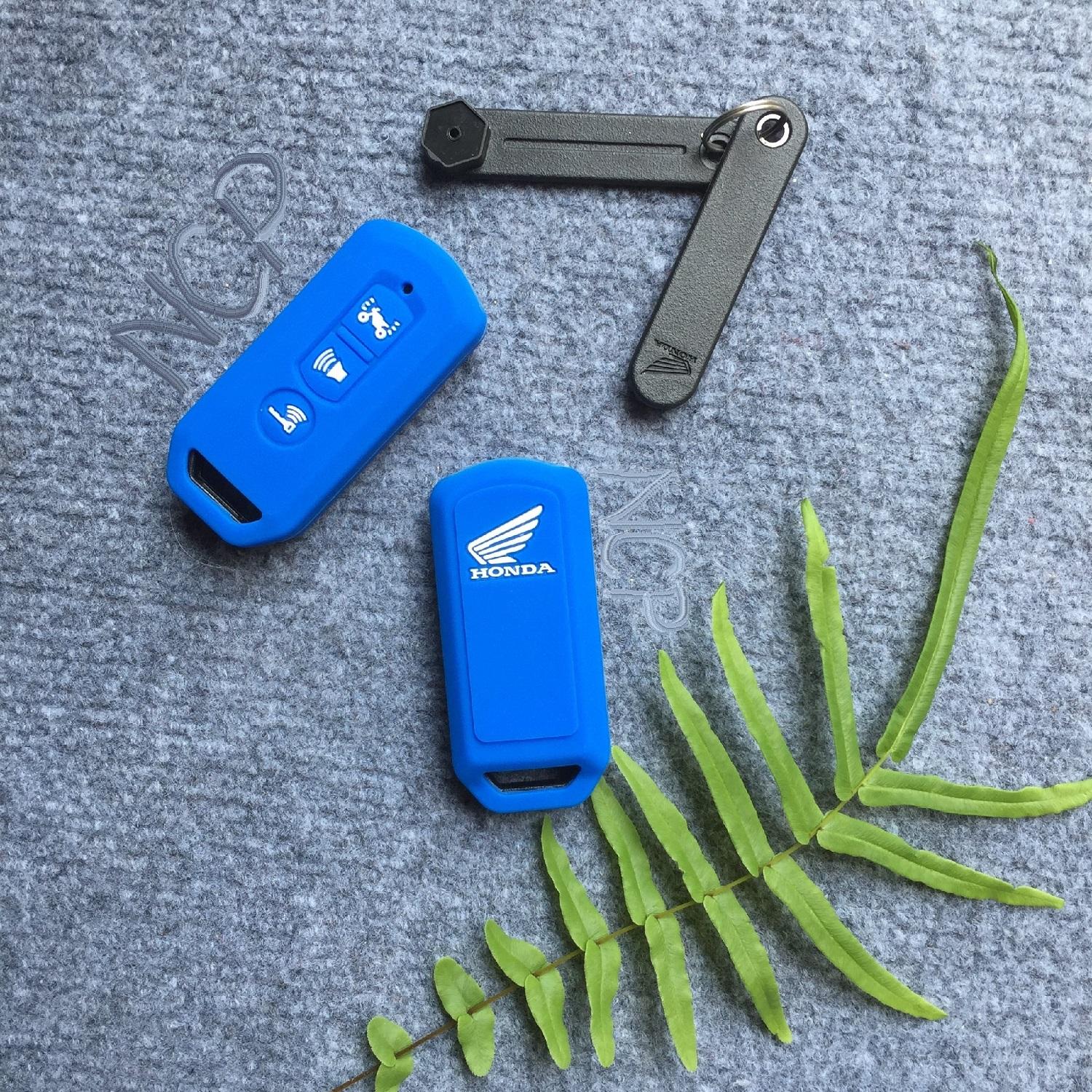 Bọc khóa smartkey Honda SH, PCX Xanh lam