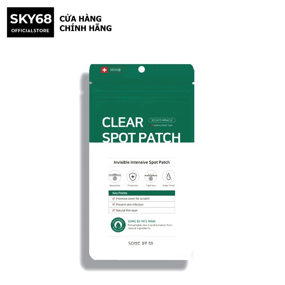 Miếng Dán Mụn Some By Mi Clear Spot Patch (Set 18 miếng)