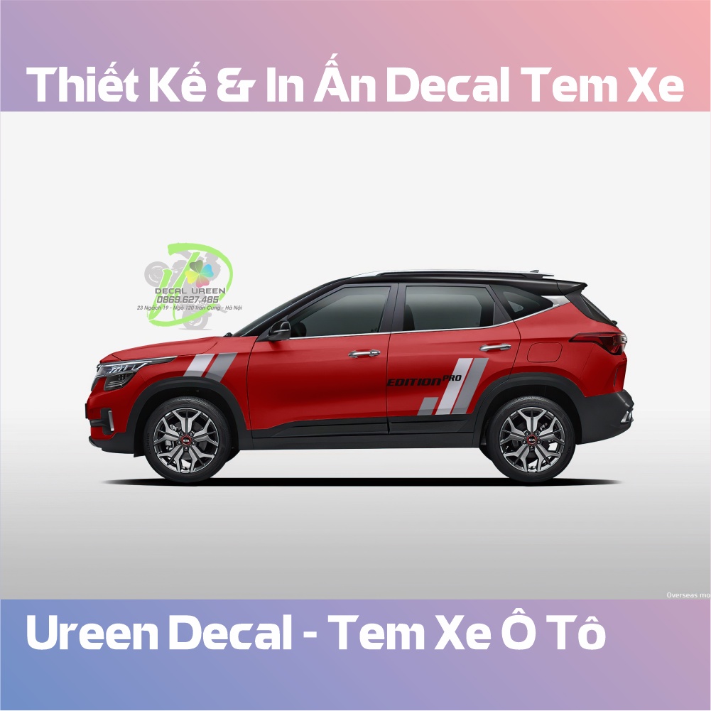 Decal Tem Xe SELTOS Mẫu 013