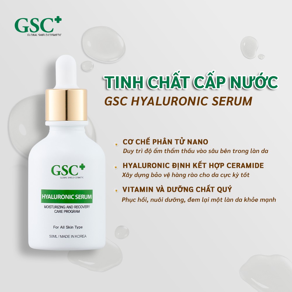 Tinh Chất Cấp Nước GSC Hyaluronic Serum