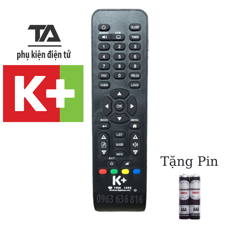 ✔ remote điều khiển đầu thu k+ hd 2018