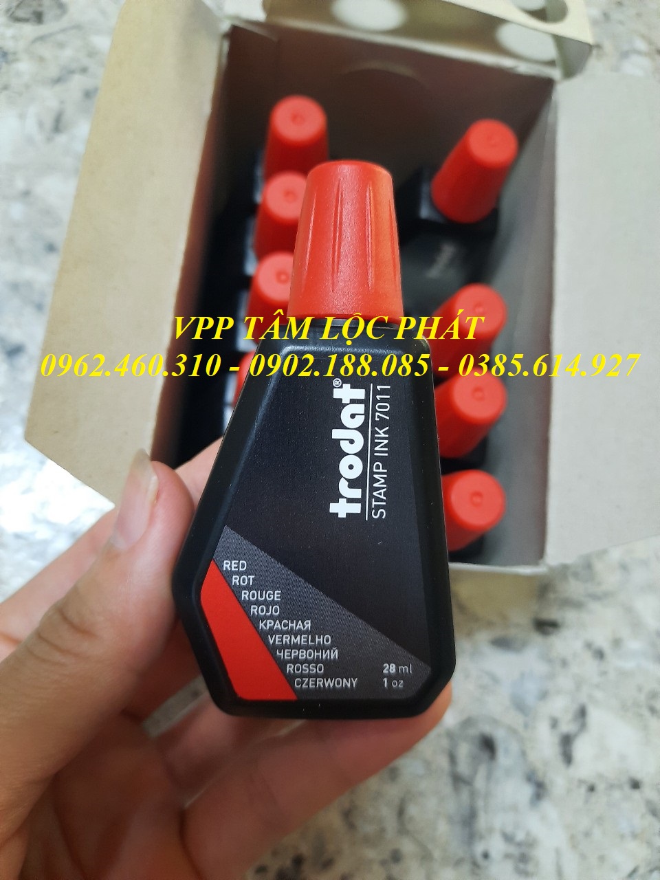 Mực dấu Trodat 28ml/lọ (CHÍNH HÃNG) - Mực đóng dấu