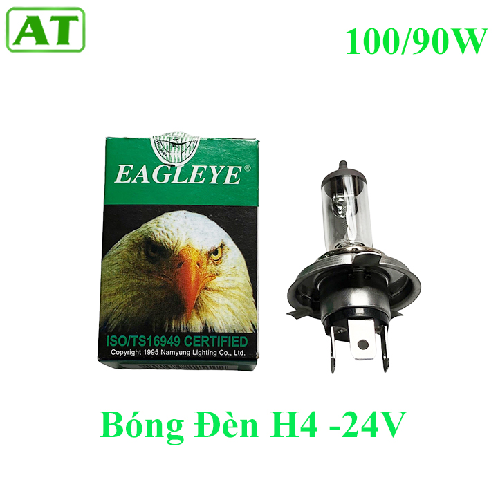Bóng đèn pha cos ô tô h4 eagleye con cú 24v 100/90w halogen loại 1