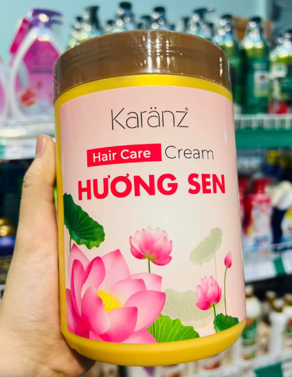 Hấp dầu - Ủ xã tóc colagen Karanz hương sen - 1000ml