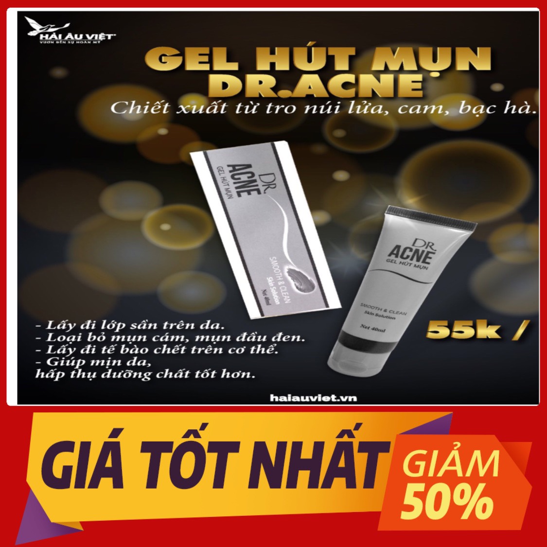(COMBO 10 HÔP) Lột mụn đầu đen acne