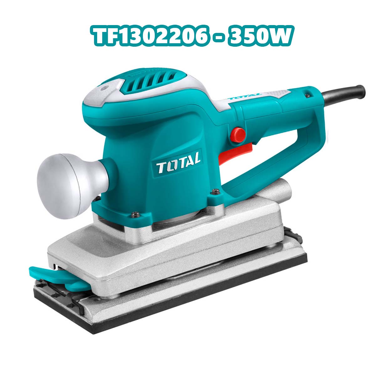 Máy chà nhám rung đa năng cầm tay TOTAL 240W-1200W 220V, chà nhám vuông, tròn, chữ nhật, nhám băng tốc độ cao chính hãng kèm phụ kiện