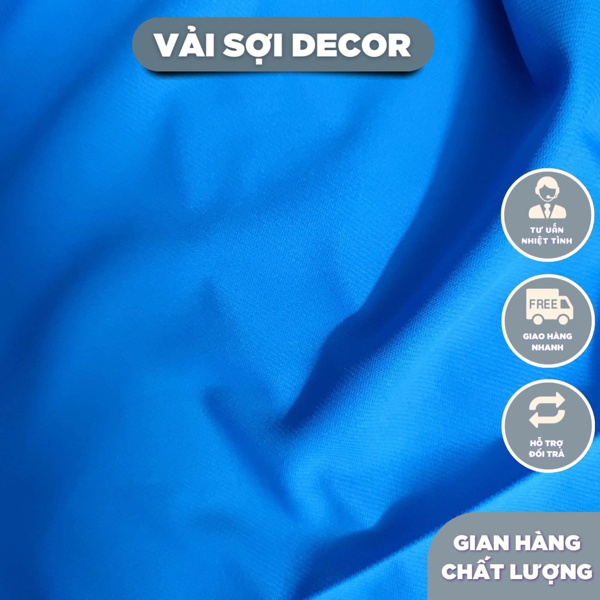 Vải phông nền màu xanh dương ( liền cuộn 80m x khổ 1,6m)