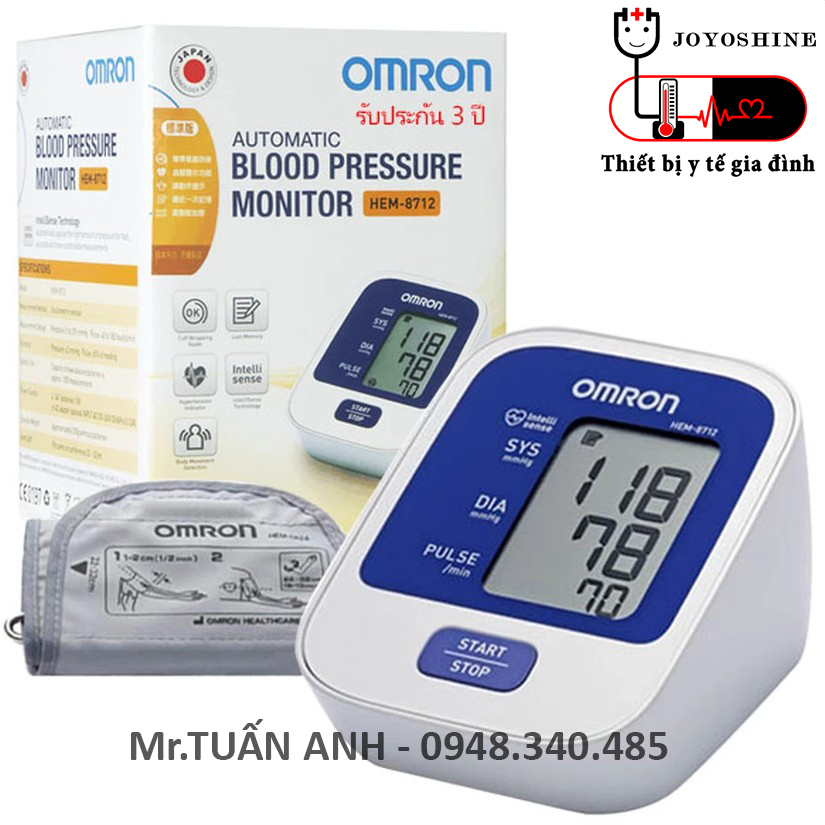 Máy đo huyết áp bắp tay OMRON HEM 8712