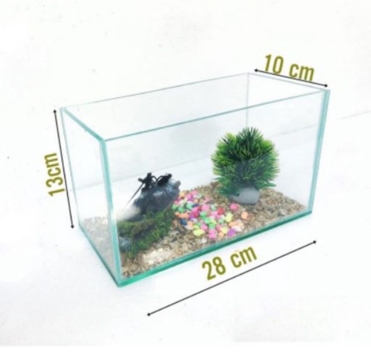 Bể cá mini phong thủy (28x10x13)B01-65