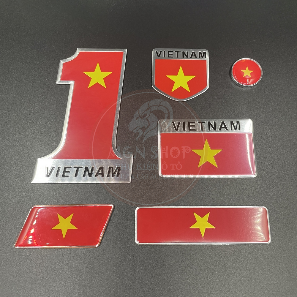 [Decal] [cờ Việt Nam] Alumium