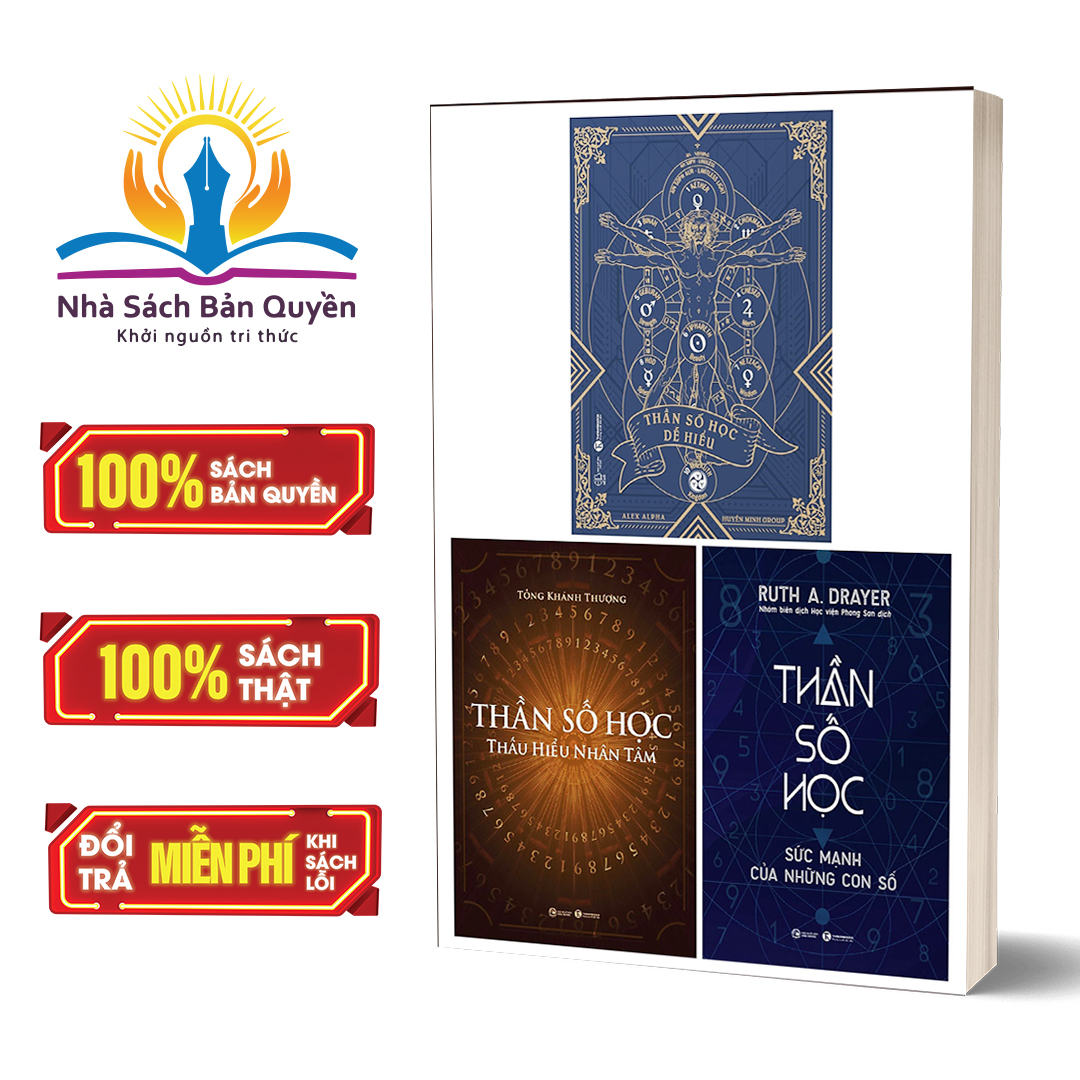 Sách - Combo Bộ Thần Số Học (Bộ 3 Cuốn)