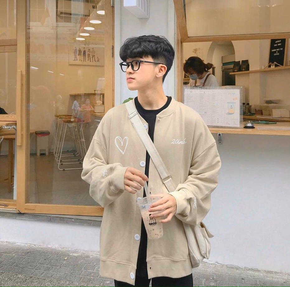 [MIỄN PHÍ VẬN CHUYỂN] Áo khoác Cardigan Nam Nữ Form Rộng - Thiết Kế Họa Tiết Chữ 3D WHAT IS LOVE Cực Chất