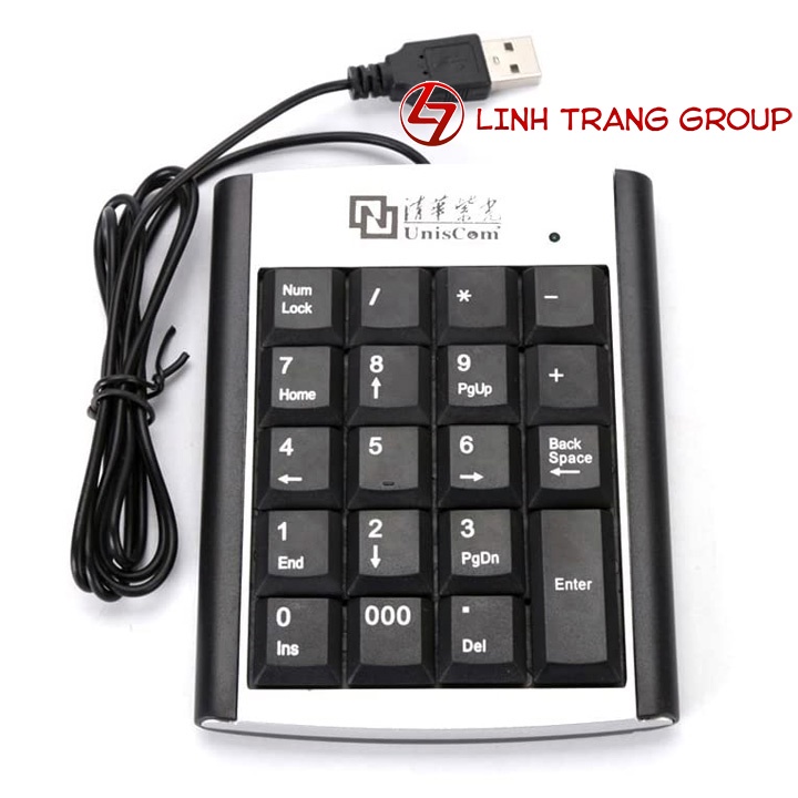 Bàn phím số có dây Numeric Keypad - PC20
