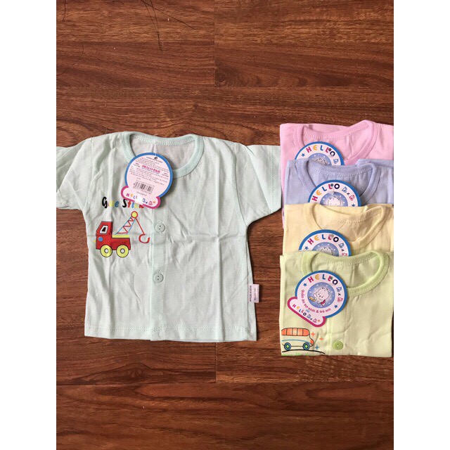 Áo Cộc Tay Sơ Sinh  Cotton Chất Đẹp