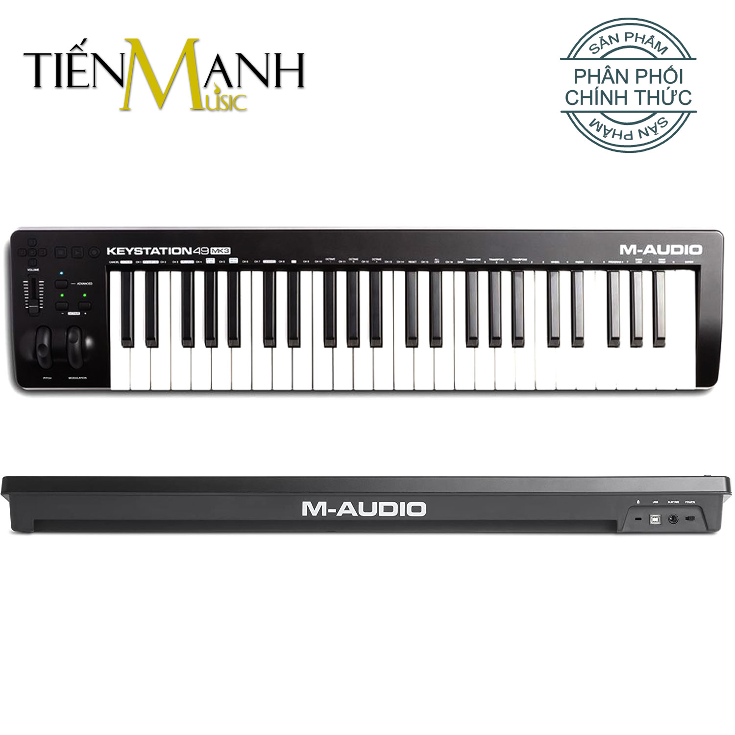 M-audio keystation 49 MK3 ultra portable USB MIDI keyboard controller MkIII with ProTools first