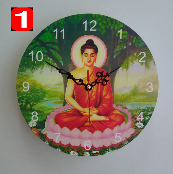 Đồng hồ treo tường Phật Giáo -1 ( Gốc Bồ Đề)