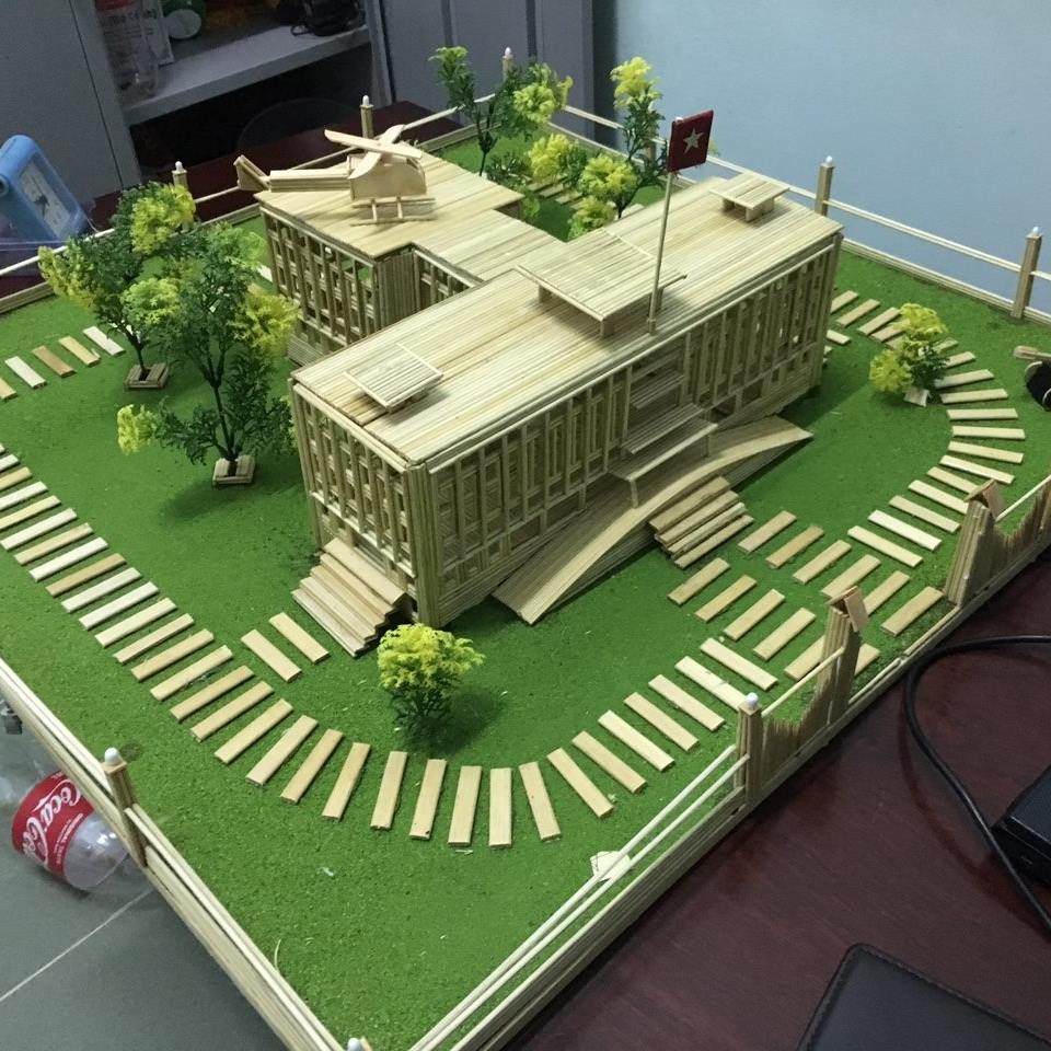 [HCM]Que kem gỗ tròn 50 que