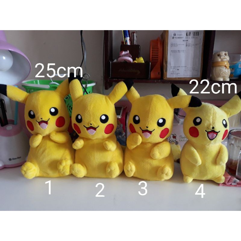 [HCM]Gấu Bông Pikachu Cười Size 22Cm - 25Cm