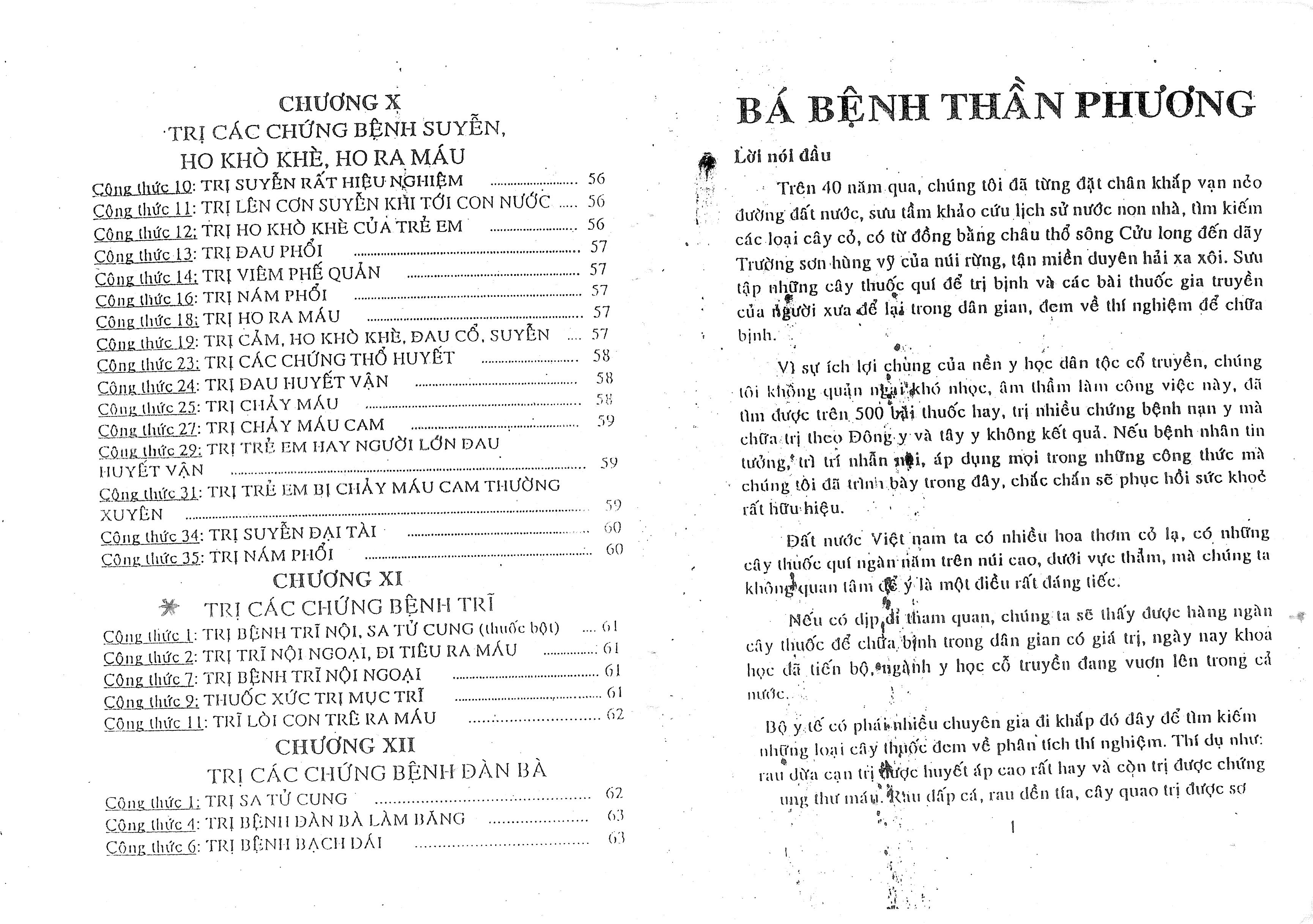Sách Bá Bệnh Thần Phương