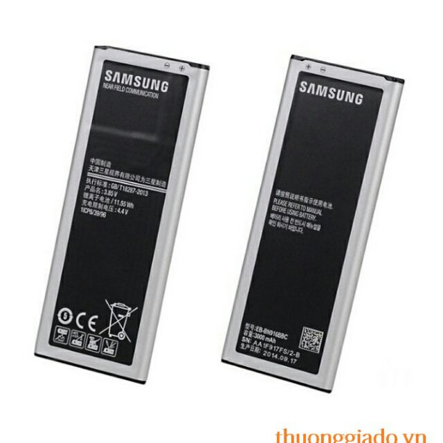 Pin samsung note 4 xịn 2 sim 3000mah mah123123