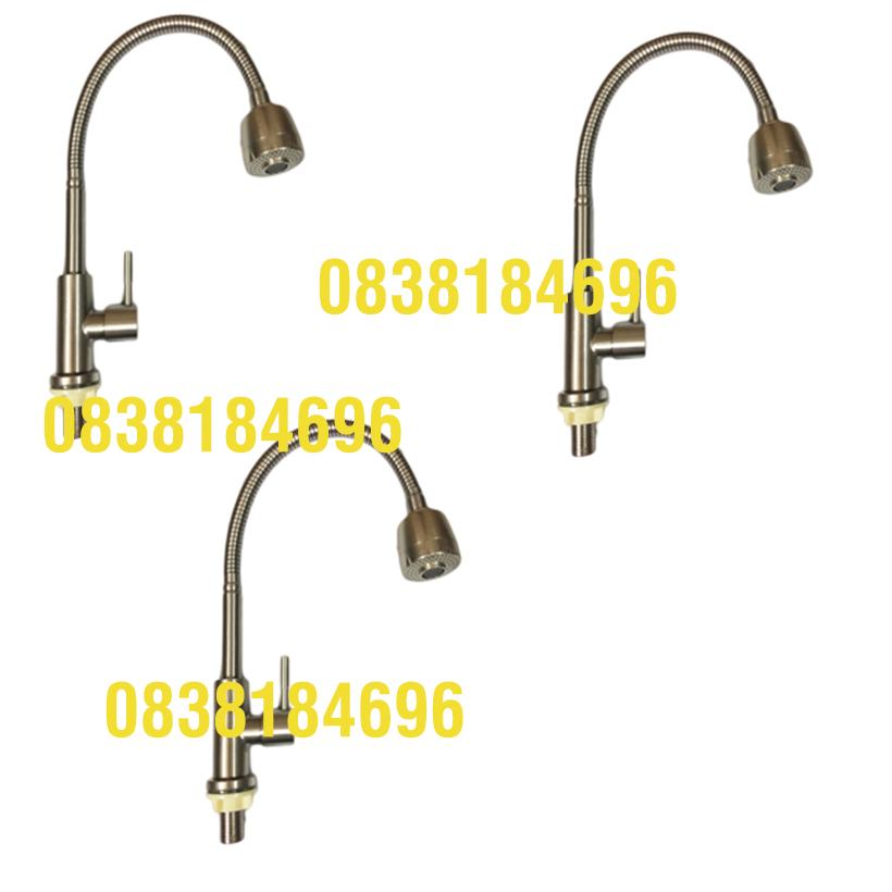 Combo 3 vòi rửa chén lạnh lò xo inox 304 - vòi rửa bát lò xo inox 304 xoay 360 độ, bộ 3 vòi rửa chén lạnh inox 304 cần cứng phi 18mm, cần lò xo lựa chọn theo hình ảnh, combo 3 vòi rửa chén lò xo, chén bẻ, combo 3 vòi phi 18 ống cứng inox