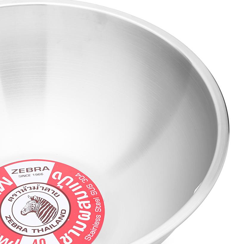 Thau thố trộn inox Zebra Thái Lan 18cm