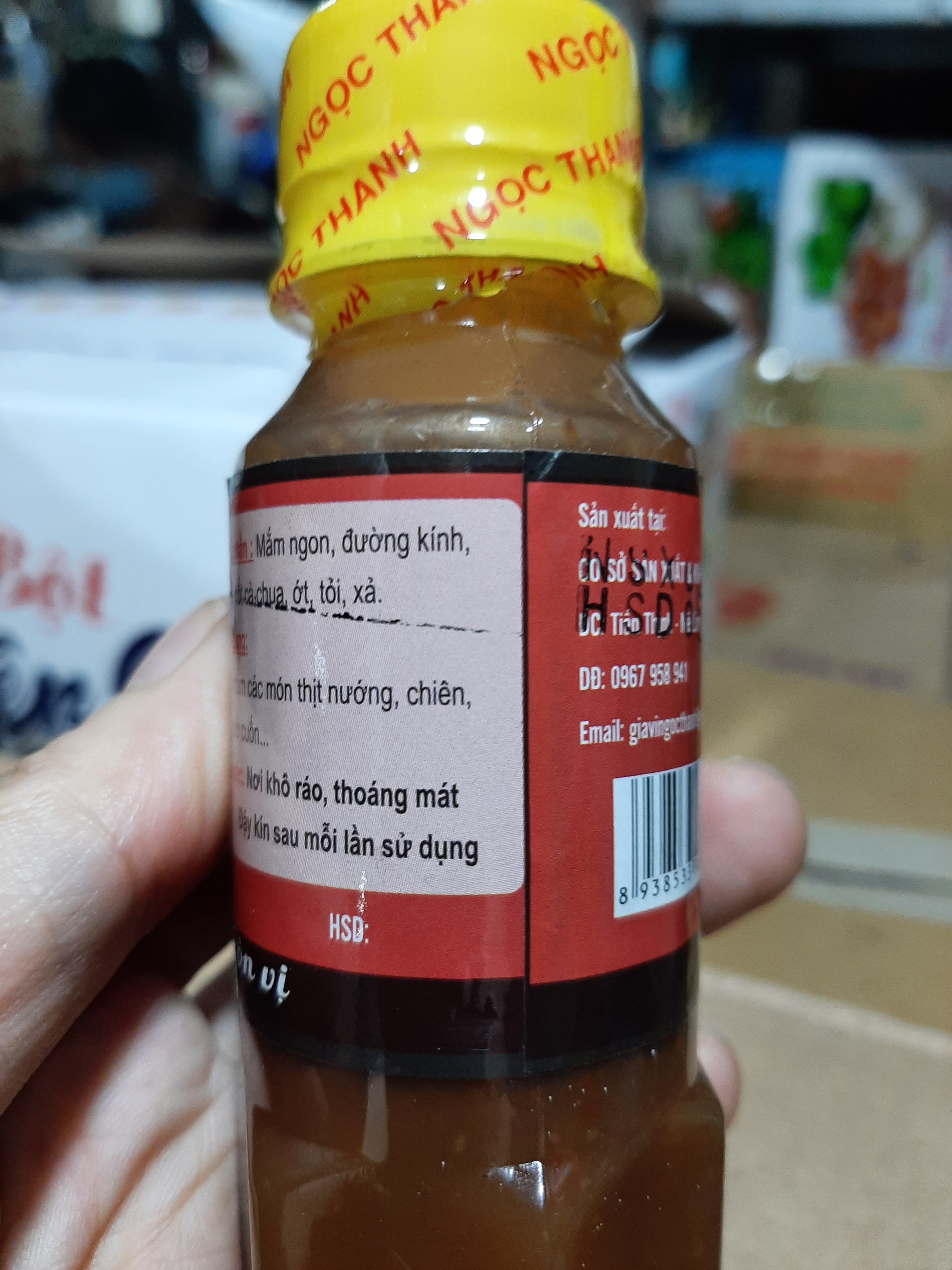 XỐT CHẤM ĐỒ NƯỚNG NGỌC THANH 120G/ SỐT THỊT NƯỚNG