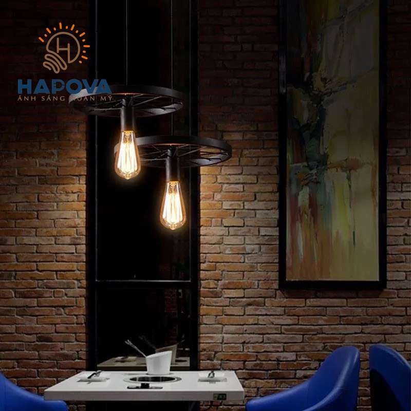 Đèn thả trần bánh xe HAPOVA RISTE 7089/1