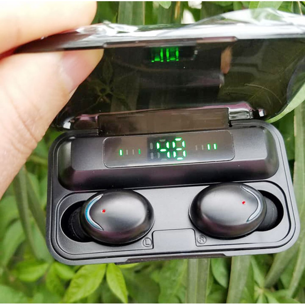 Tai Nghe Bluetooth Không Dây AMOI F9 Pro Bản Cao Cấp Hỗ Trợ Mọi Dòng Máy Đàm Thoại To Bluetooth 5.0 màn hình đèn LED chống nước chống ồn pin trâu