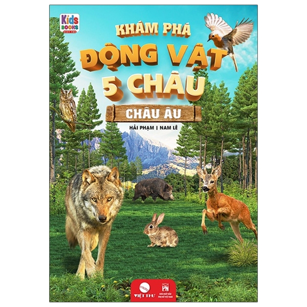 Fahasa - khám phá động vật 5 châu - châu âu