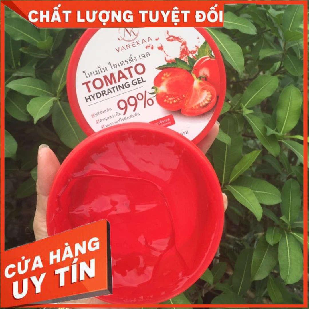 Gel cà chua 99% vanekaa 300g dưỡng ẩm da , chống lão hóa , trắng mịn da , cải thiện da sạm màu