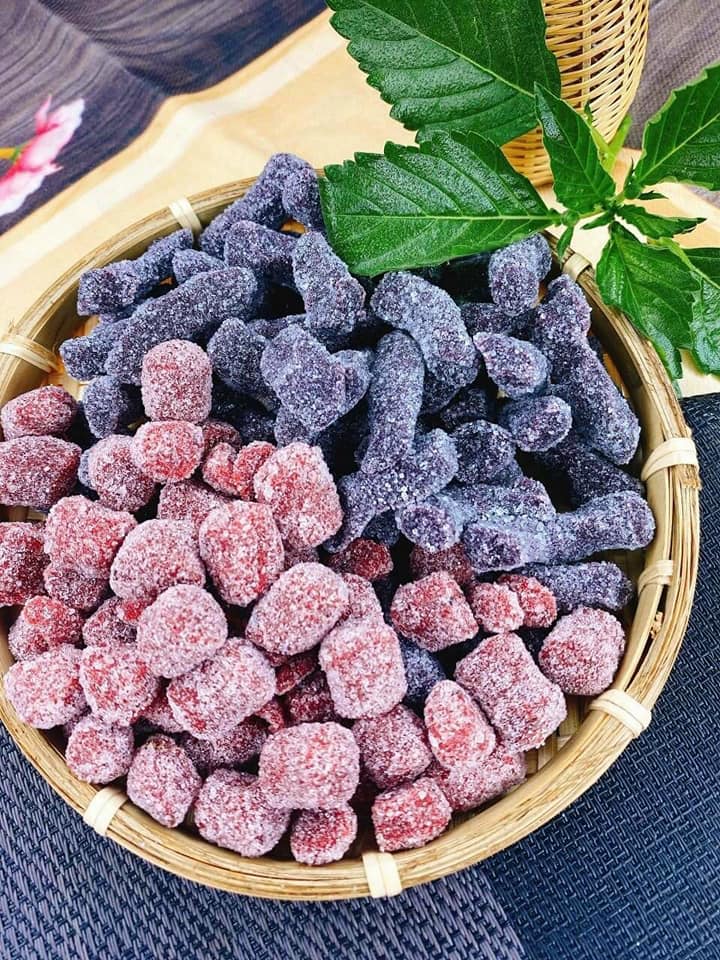 Kẹo dâu tây mix dâu tằm đặc sản đà lạt 250g/ 500g/ 1kg