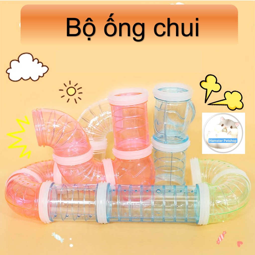 Bộ ống chui , ống nối hamster (8 ống)