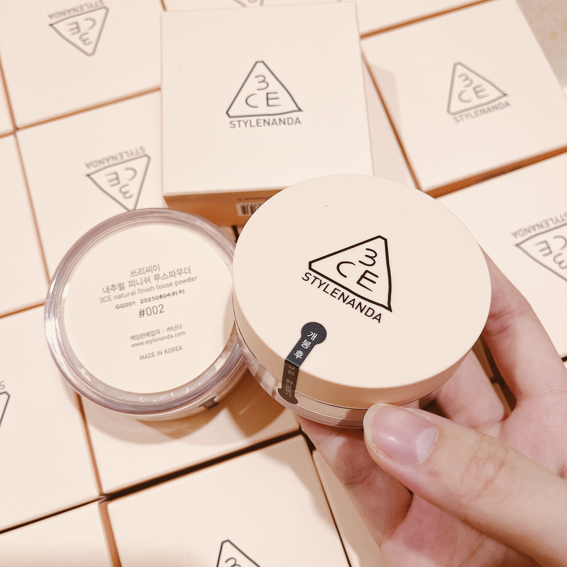 Phấn Phủ Bột 3CE Natural Finish Loose