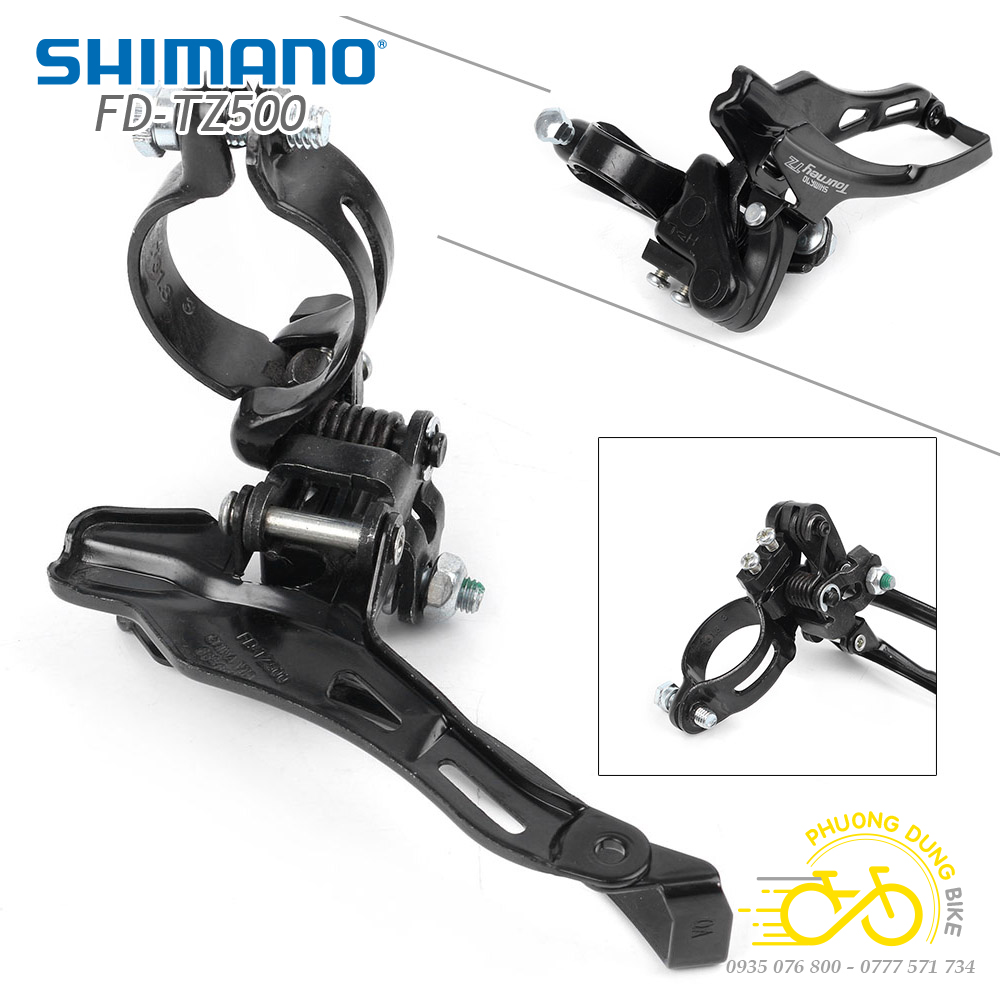 Sang đĩa (Sang đề trước) xe đạp SHIMANO TOURNEY FD-TZ500