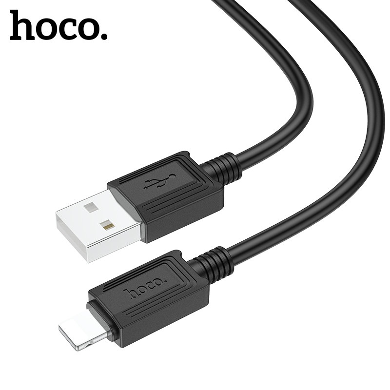 Cáp sạc 2.4A Hoco X73 Lightning dây dẻo siêu bền dài 1M cho iPhone/iPad