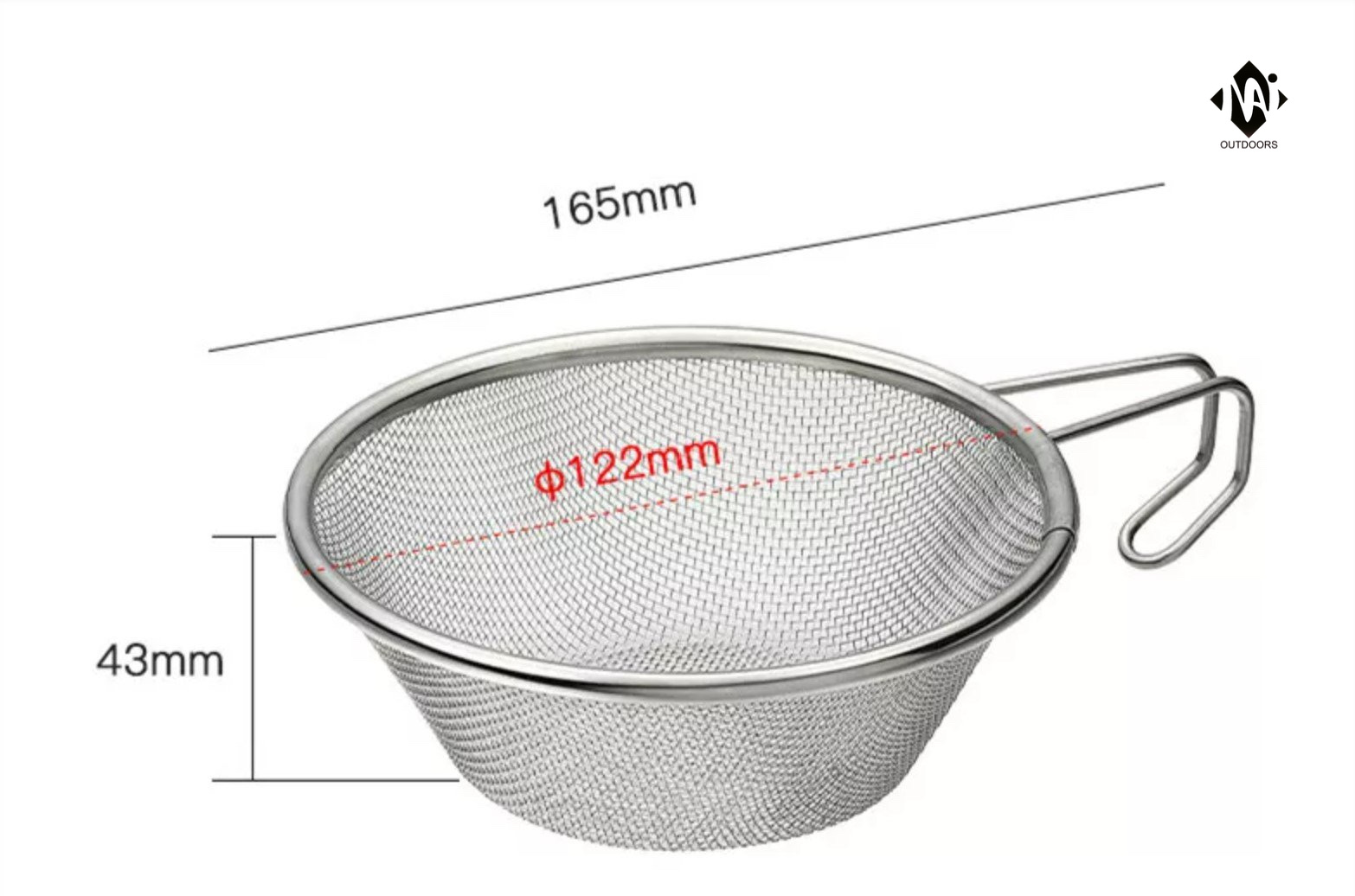 Rây lọc Inox Campingmoon S213