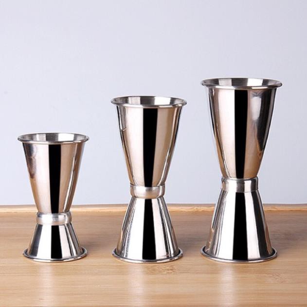 Jigger ly inox đong rượu 2 đầu - inox