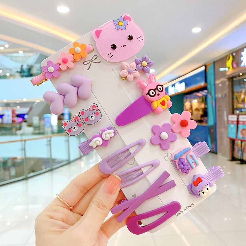 Set kẹp tóc 14 món cho bé gái cực yêu