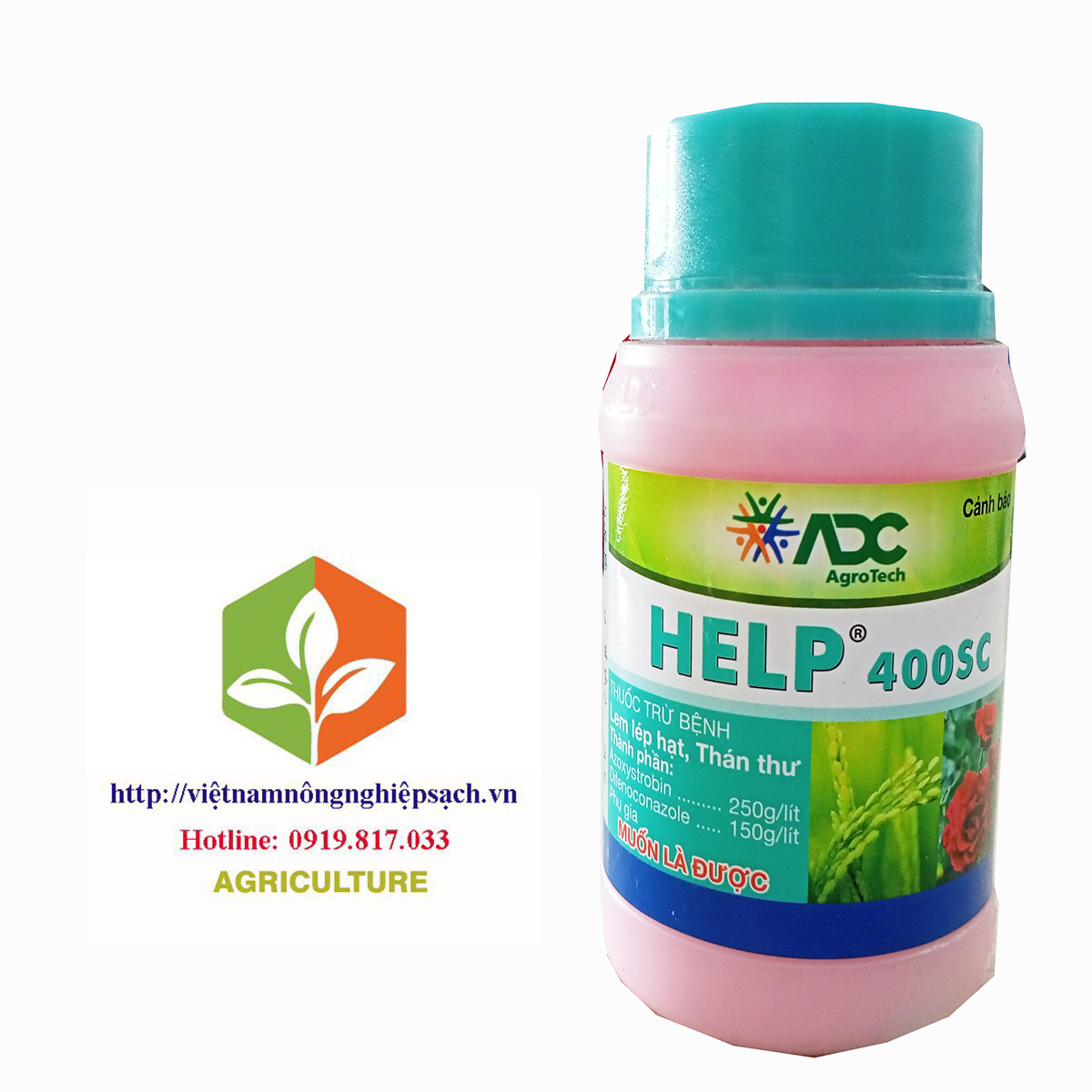 Help 400sc – trừ bệ-nh lem lép hạt, đạo ôn và khô vằn trên cây lúa