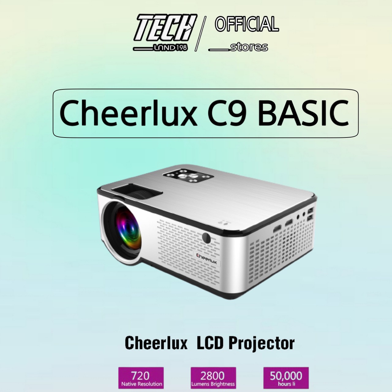 Máy chiếu phim mini cheerlux c9 hd và máy timoo t1 full hd android 9.0