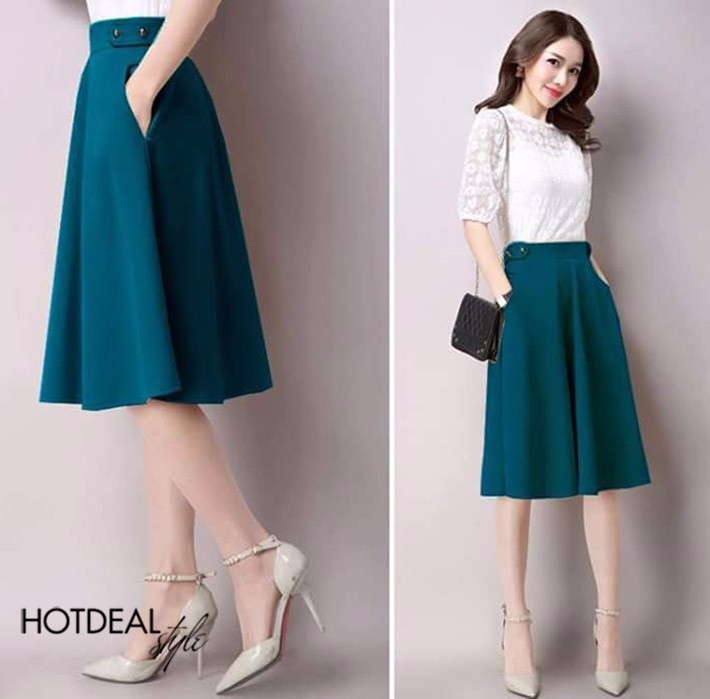 [HCM]Chân váy xòe Nana công sở điệu đà
